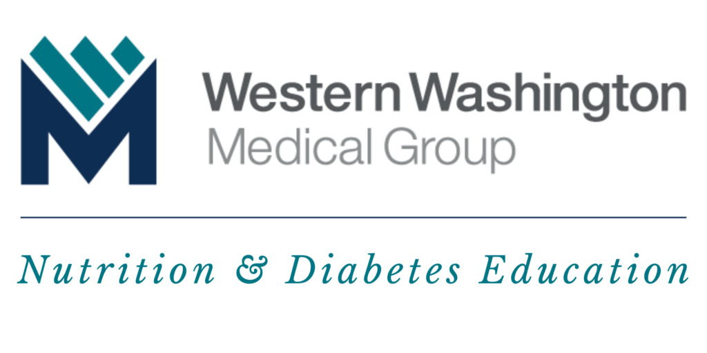 logo for Nutrition and Diabetes Education services at Western Washington Medical Group